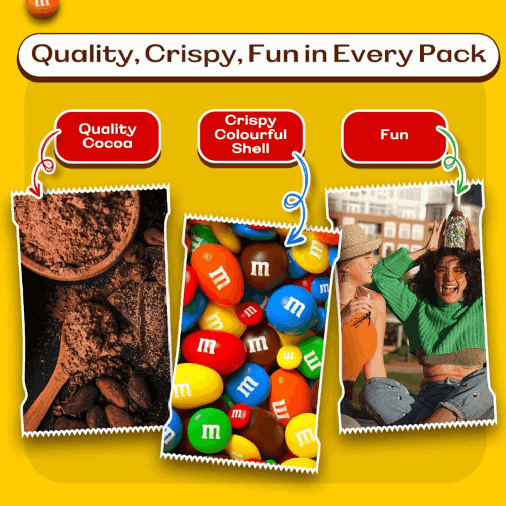 M&Ms Chocolate Variety Combo (Milk 45gm + Peanut 45gm)  