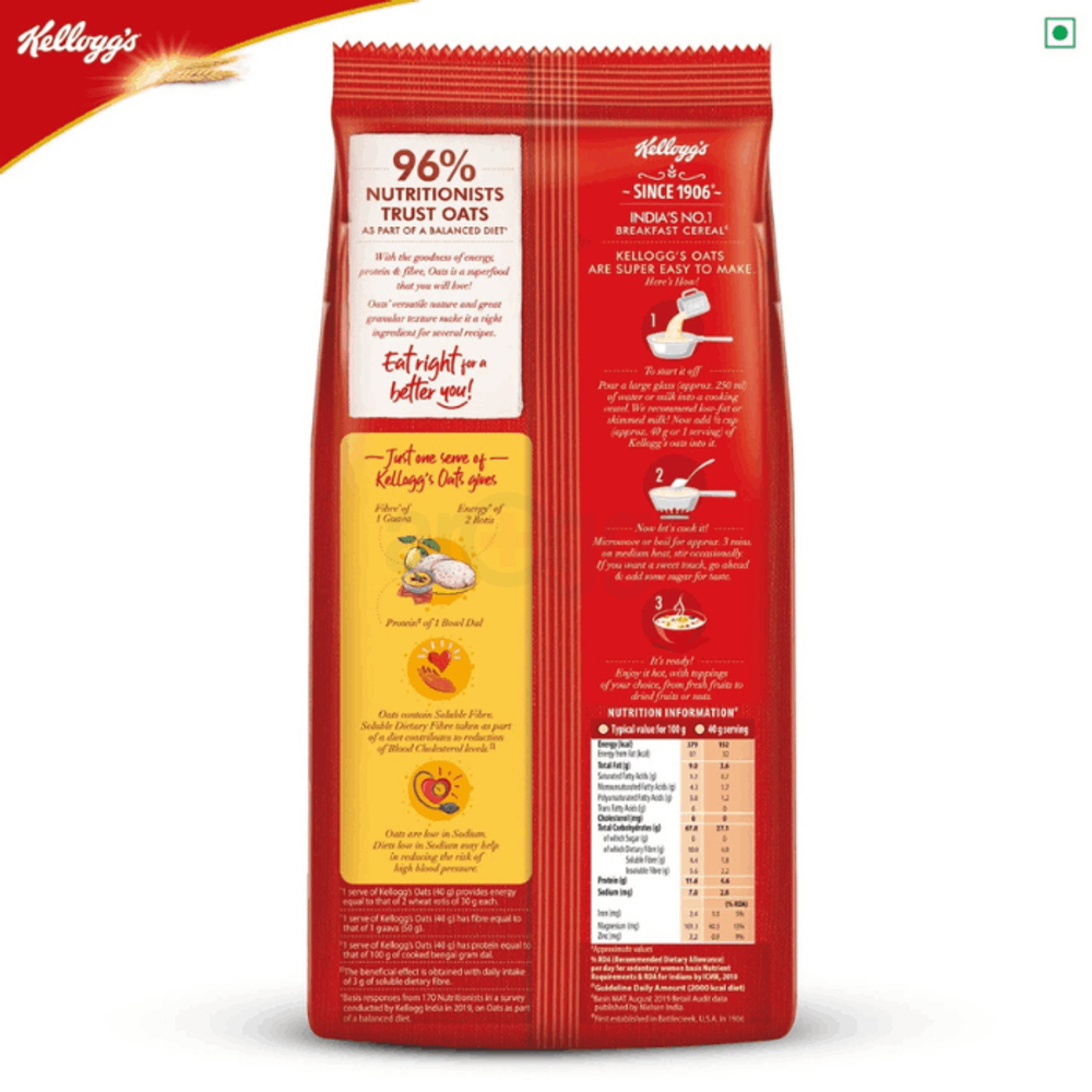 Kellogg's Oats Breakfast Cereal 1.5kg  