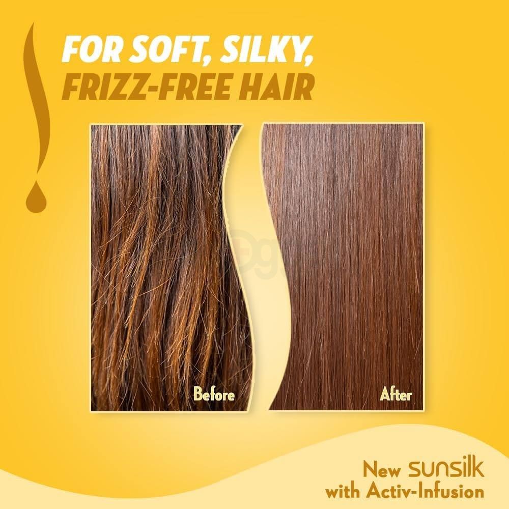 Sunsilk Soft & Smooth Shampoo with Silk Protein, Argan Oil & Vitamin C  
