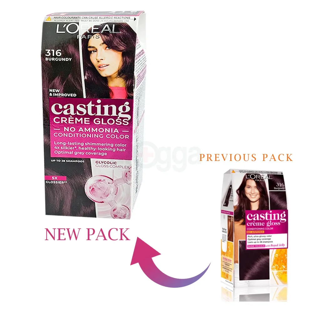L'Oréal Paris Casting Crème Gloss Conditioning Color - 316 Burgundy  