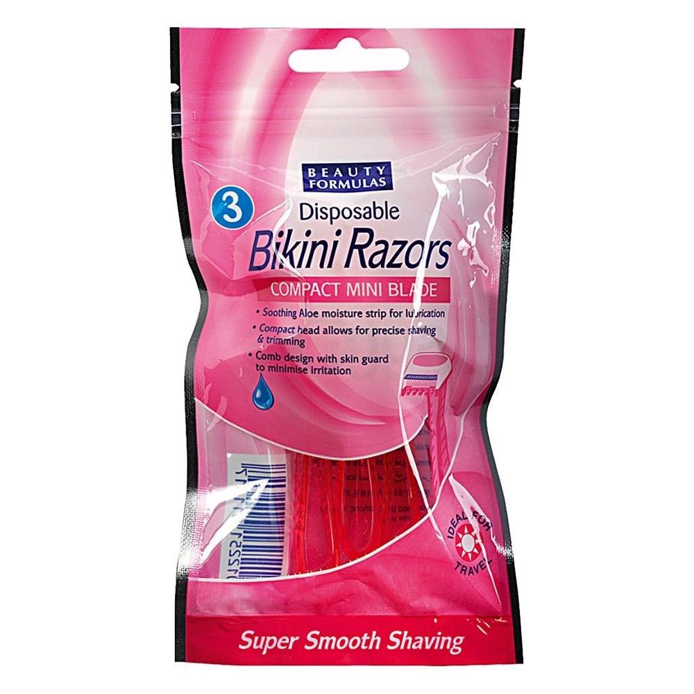 Beauty Formulas Bikini Razors (Pack of 3)  