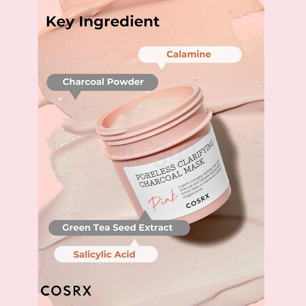 COSRX Pink Pore Clarifying Charcoal Mask  