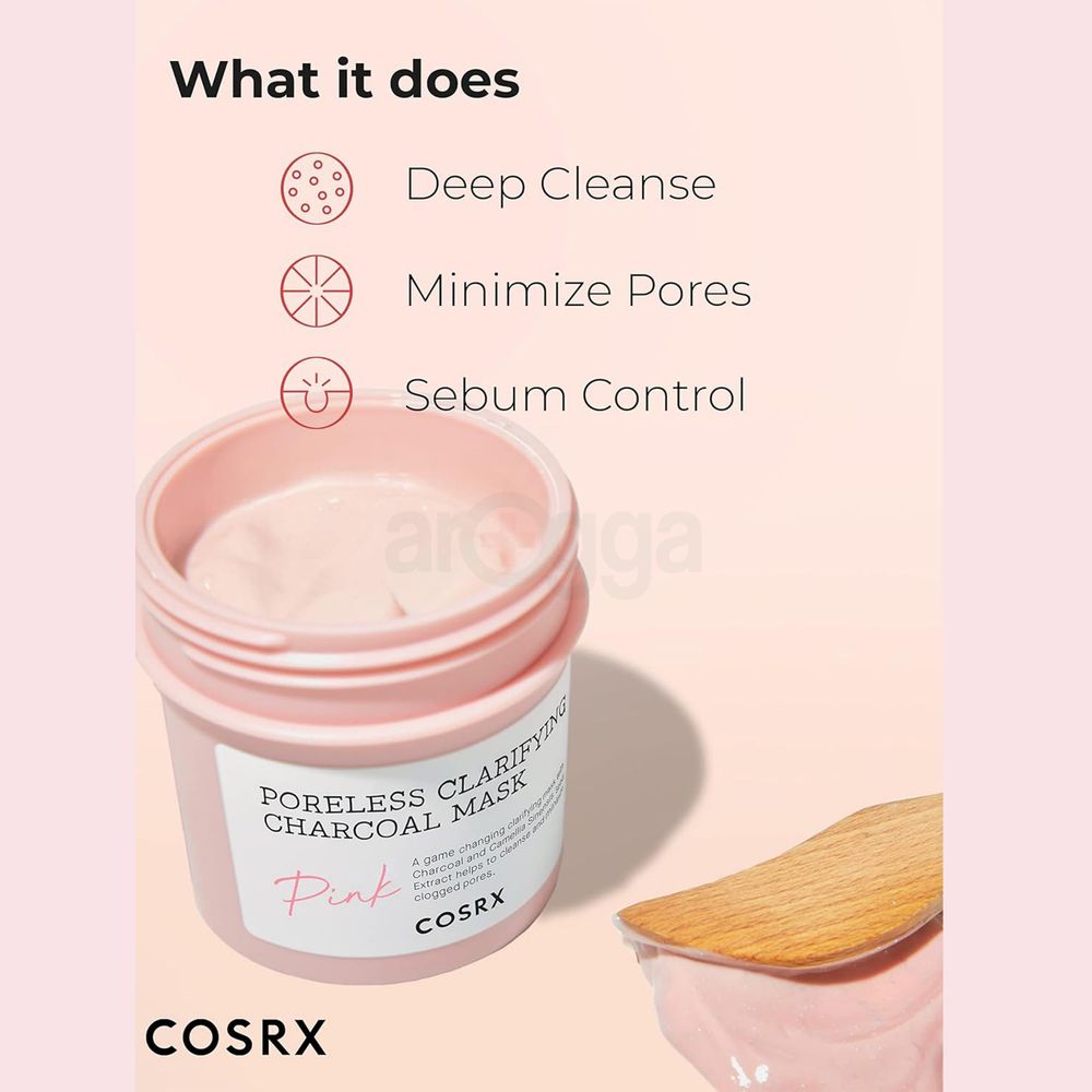 COSRX Pink Pore Clarifying Charcoal Mask  