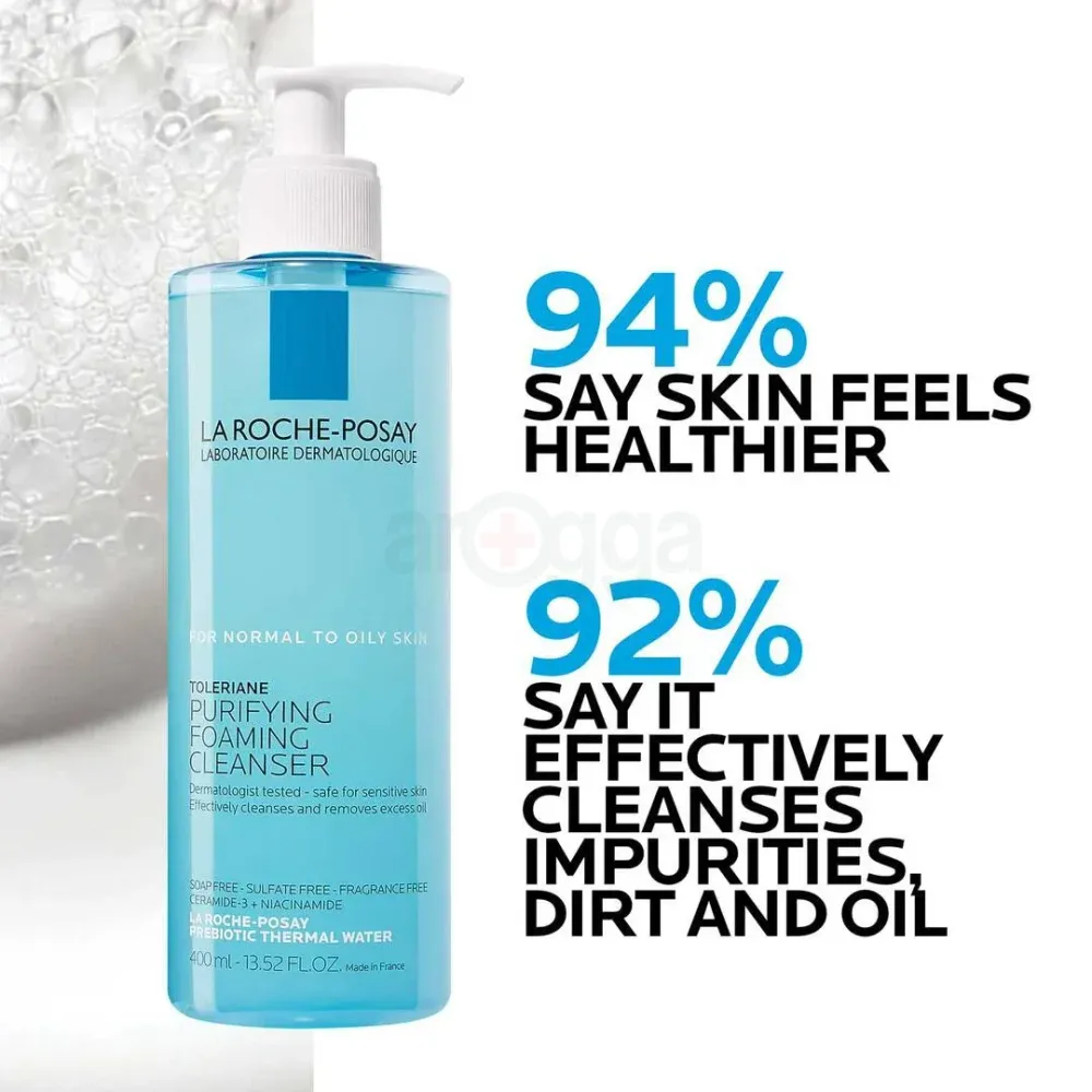 La Roche Posay Toleriane Purifying Foaming Cleanser for Normal to Oily Skin  