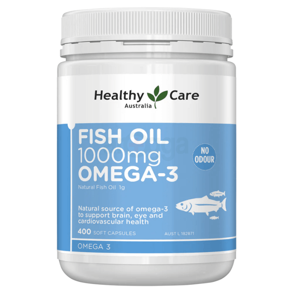 Healthy Care Fish Oil 1000mg Omega-3 - 400 capsules  