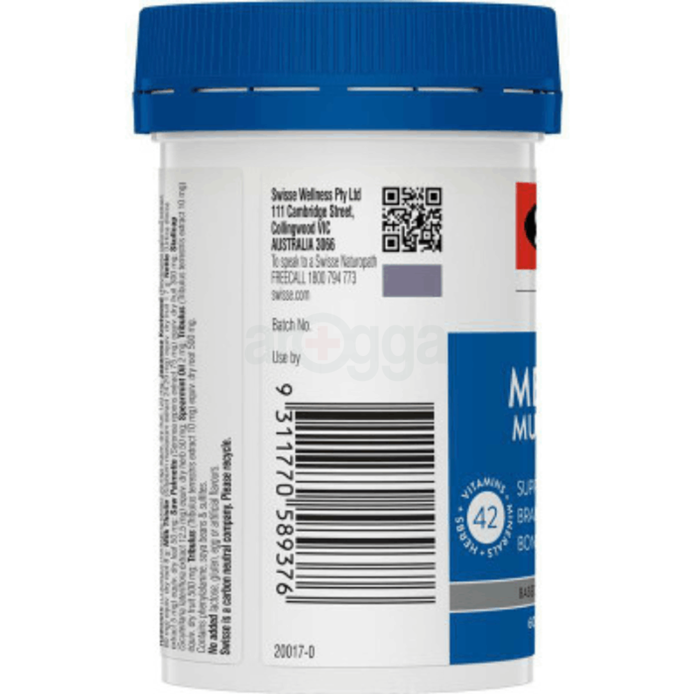 SWISS Ultivite Men's Multivitamin 60 Tablets  