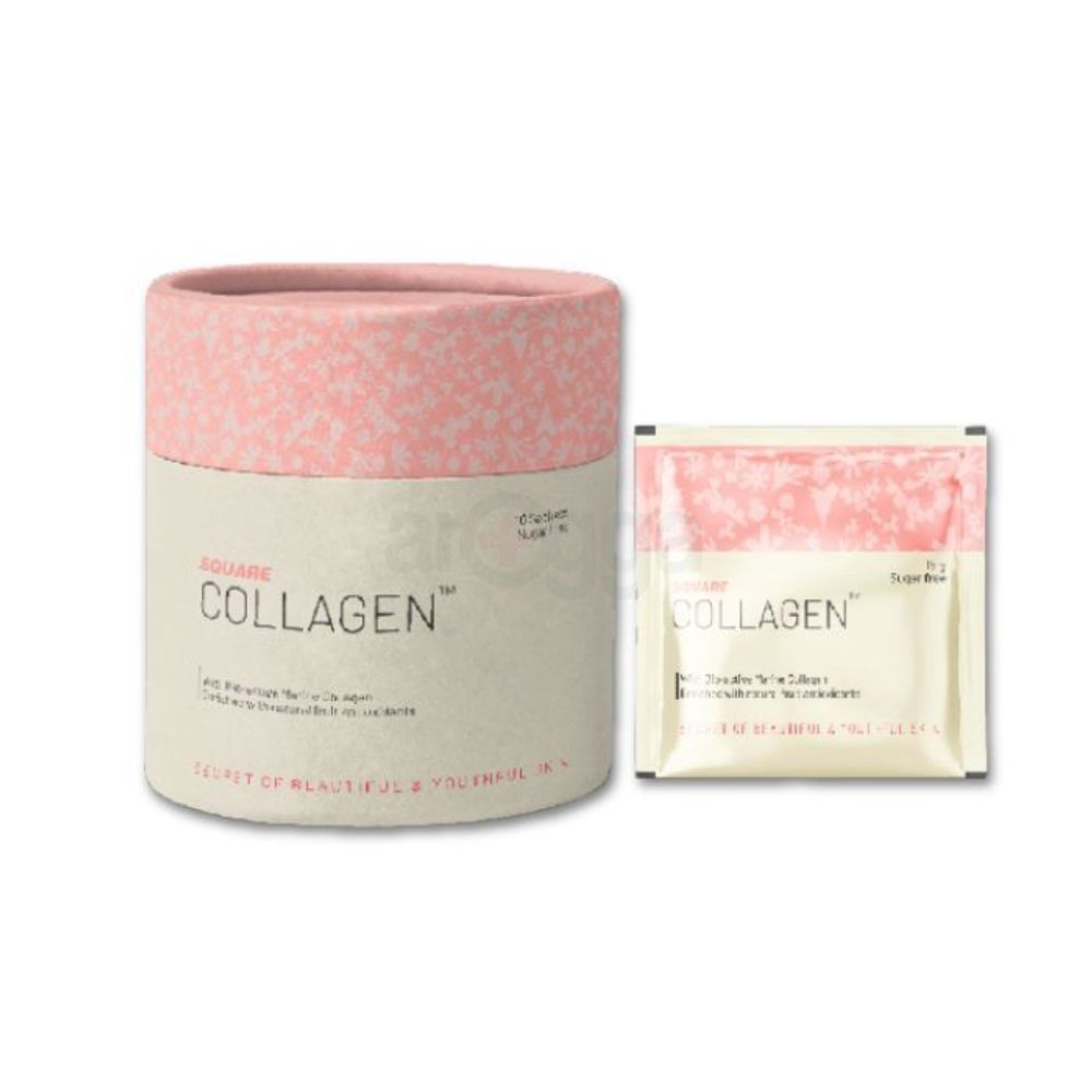 Square Collagen Powder -  10 Sachets  