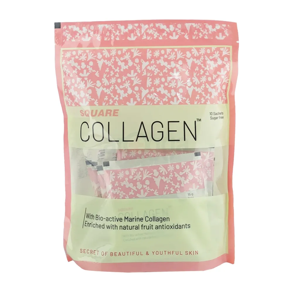 Square Collagen Powder -  10 Sachets  