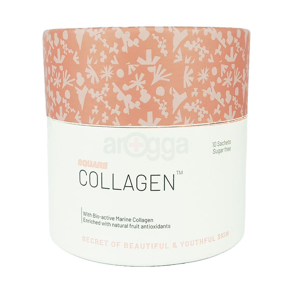 Square Collagen Powder -  10 Sachets  