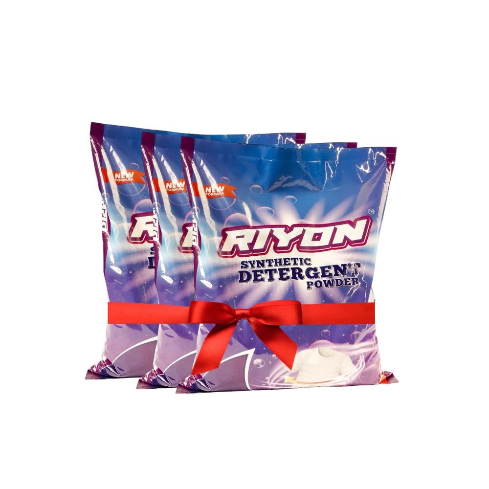 Riyon Synthetic Detergent Powder 1kg (Buy 2 Get 1)  
