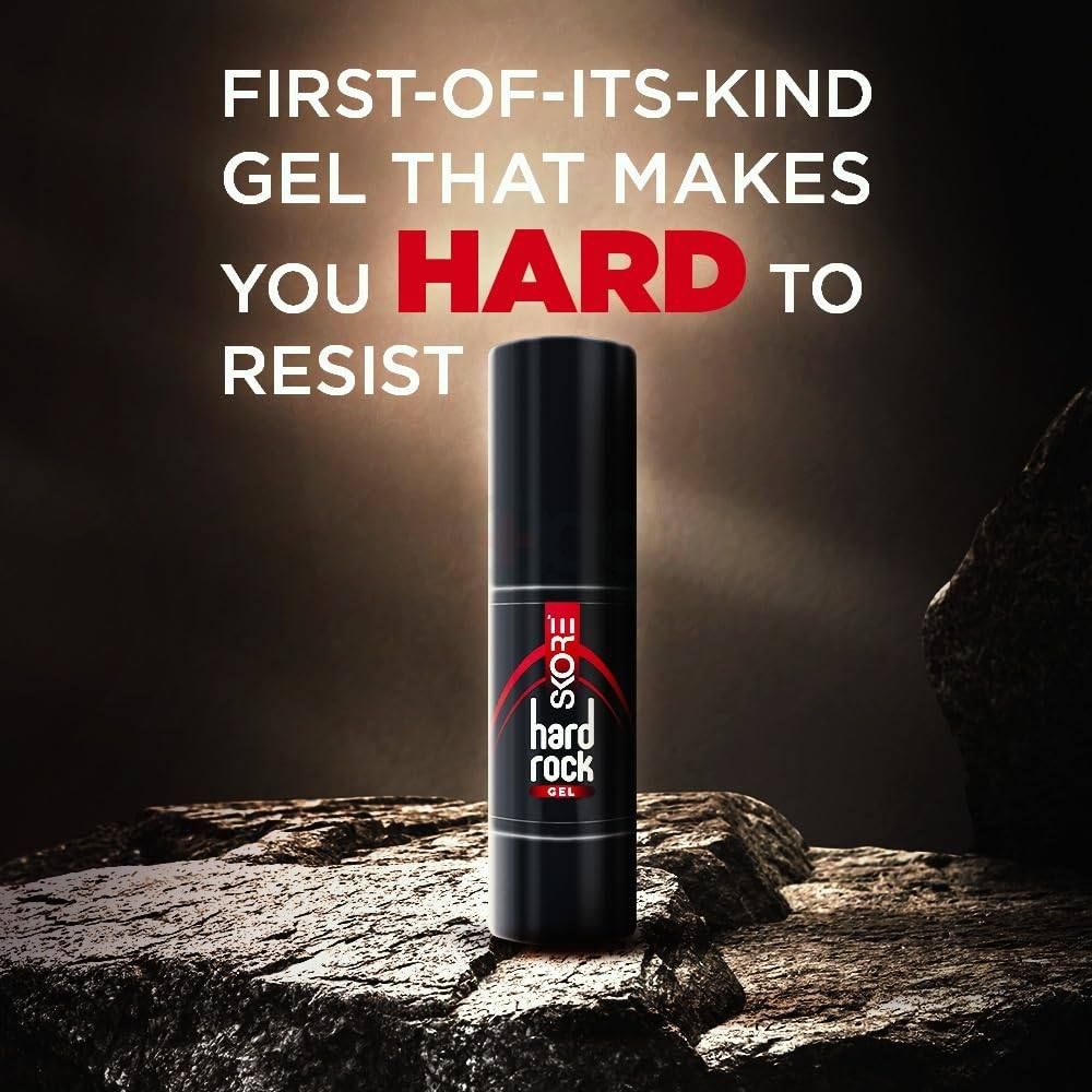 Skore Hardrock Gel Play Penis Hard Natural Blend for Men - 30ml  