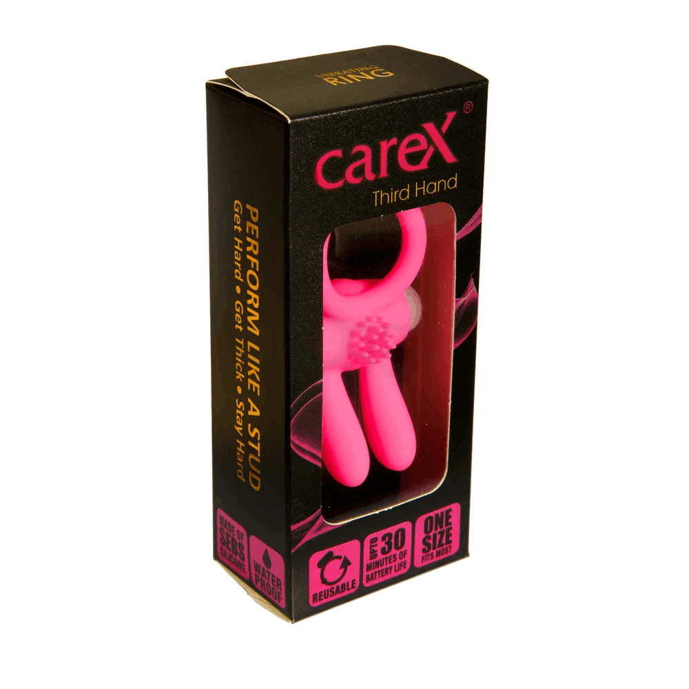 Carex Vibrating Rings Third Hand Women Clitoris Stimulation For Men Reusable  