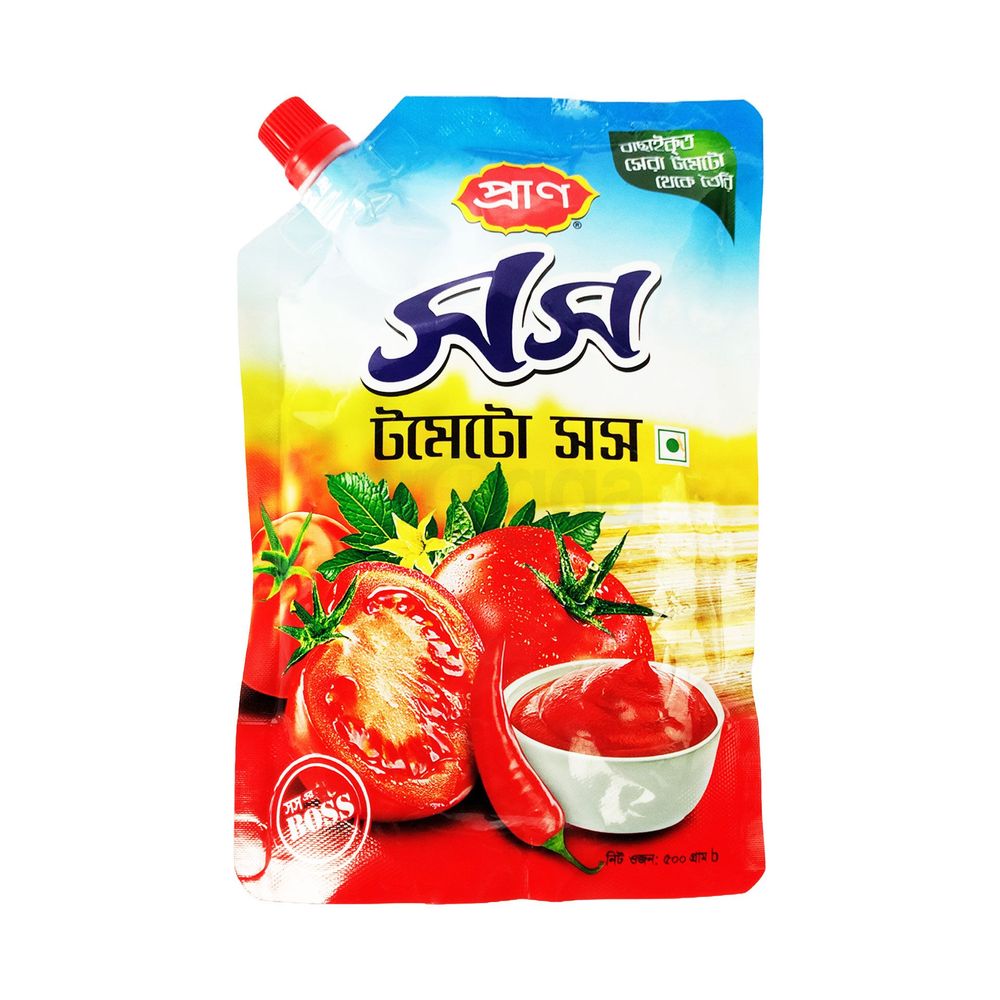 Pran Tomato Sauce Standup Pouch Pack 500g  