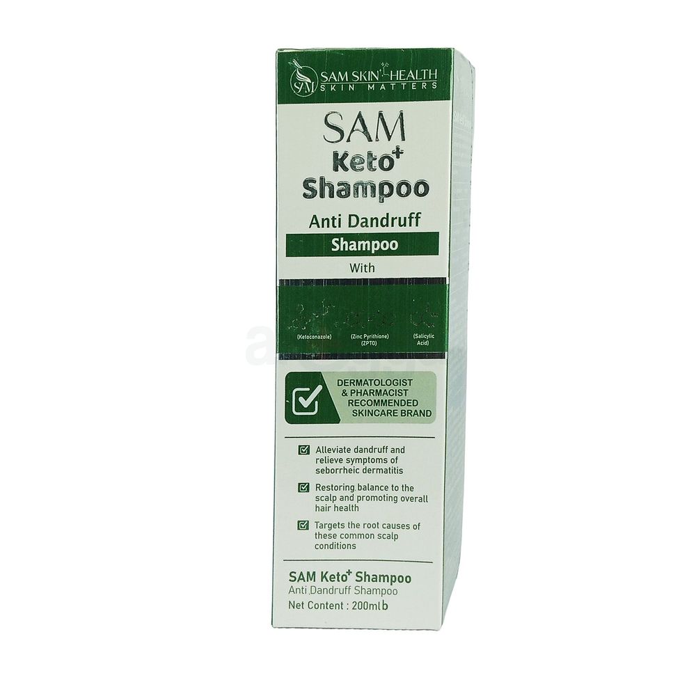Sam Keto + Anti Dandruff Shampoo 200ml  