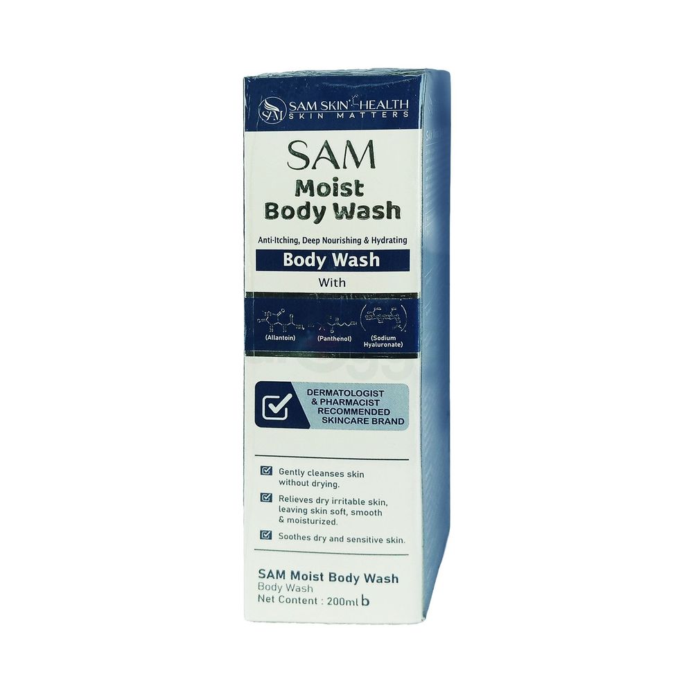 Sam Moist Body Wash 200ml  