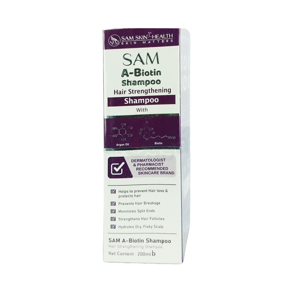 Sam A-Biotin Hair Strengthening Shampoo 200ml  