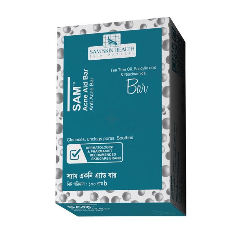 Sam Acne Aid Bar 100g  