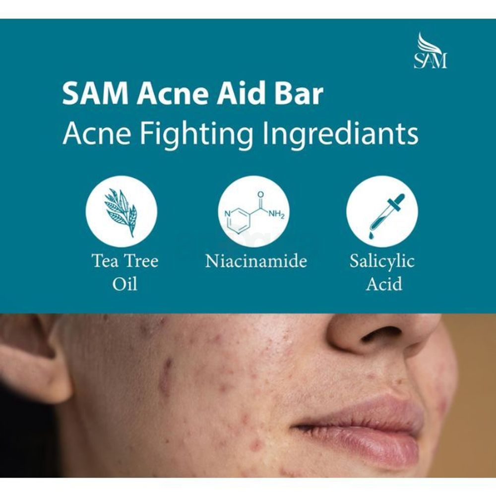 Sam Acne Aid Bar 100g  