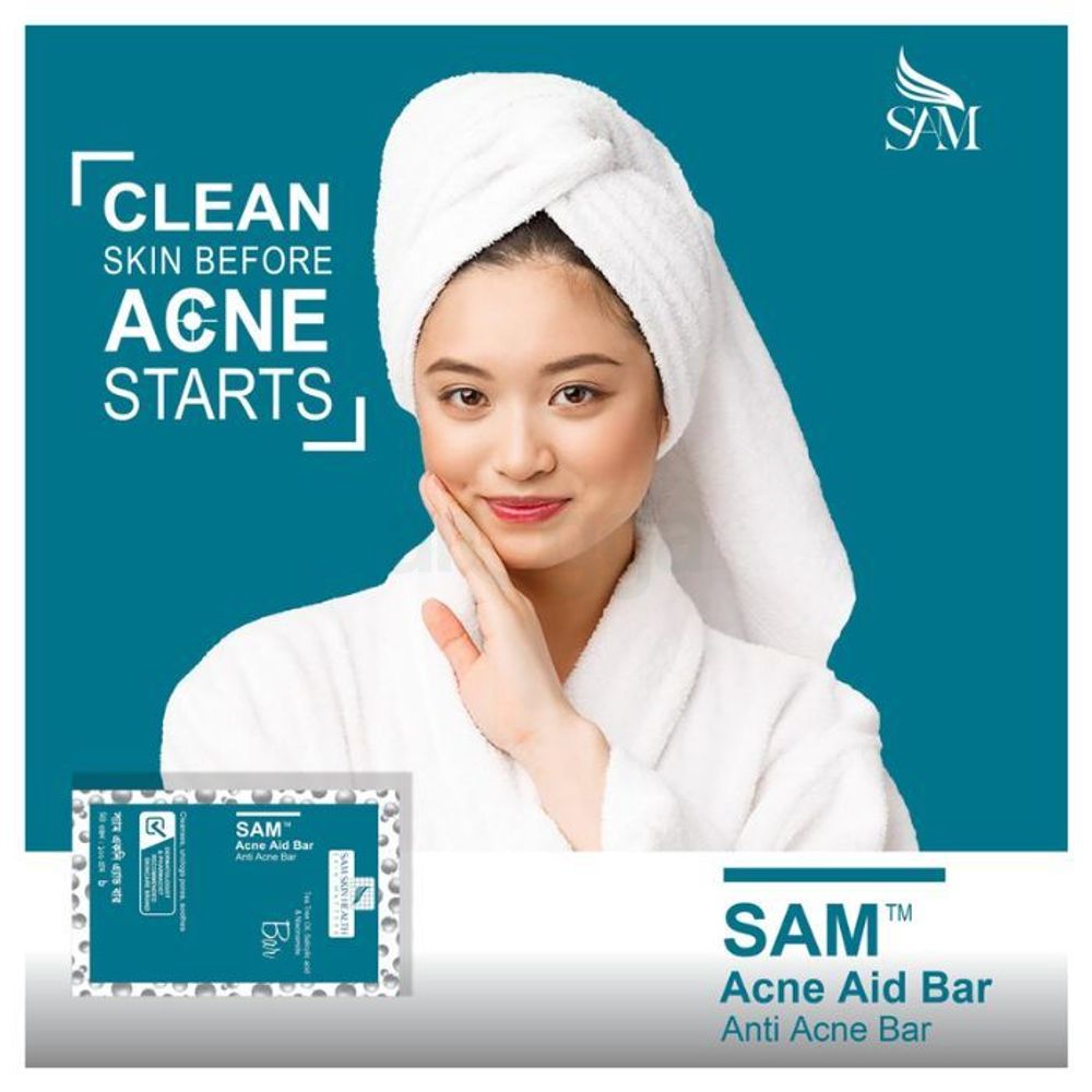Sam Acne Aid Bar 100g  