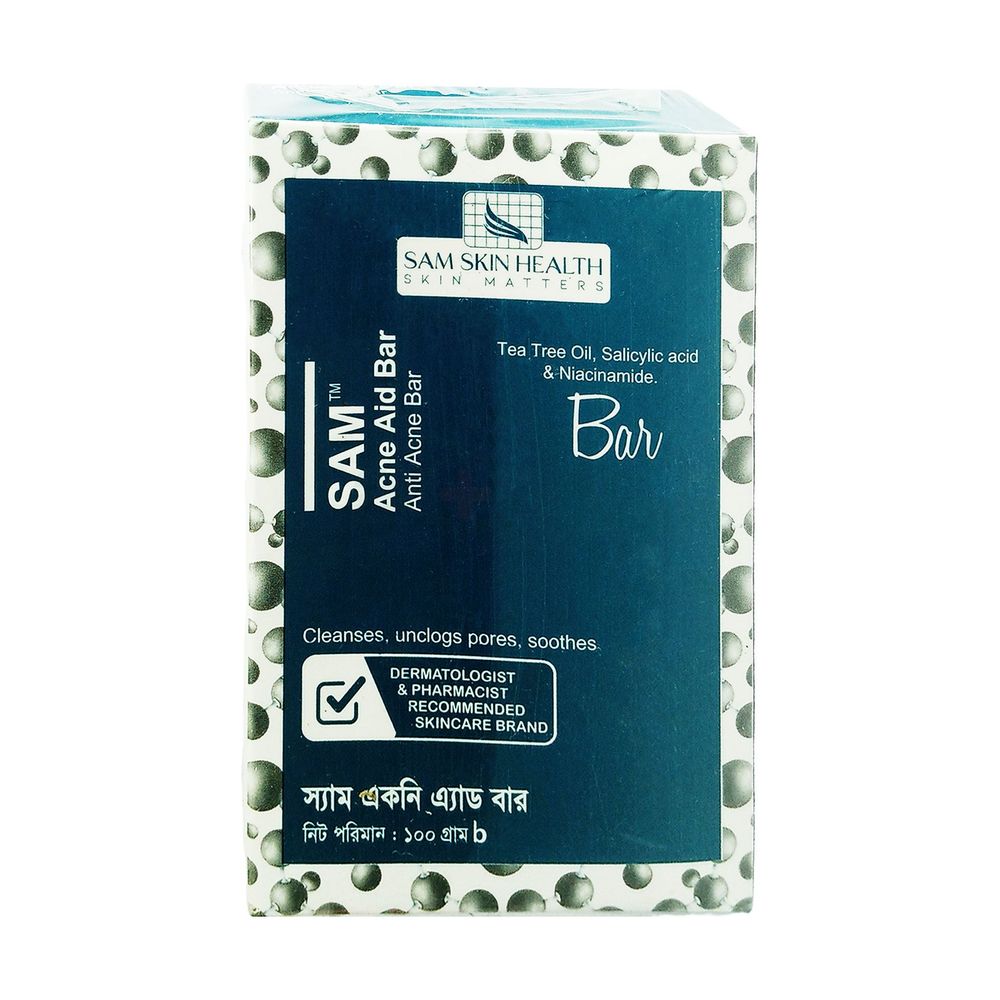 Sam Acne Aid Bar 100gm  