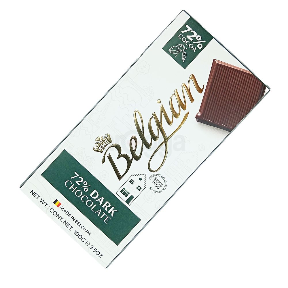 The Belgian 72% Dark Chocolate 100g  