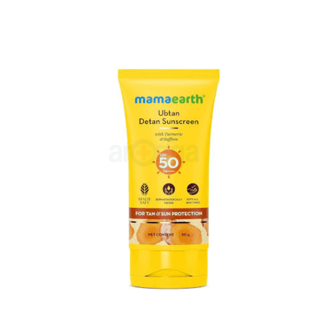 Mamaearth Ubtan Detan Sunscreen SPF 50++ PA  