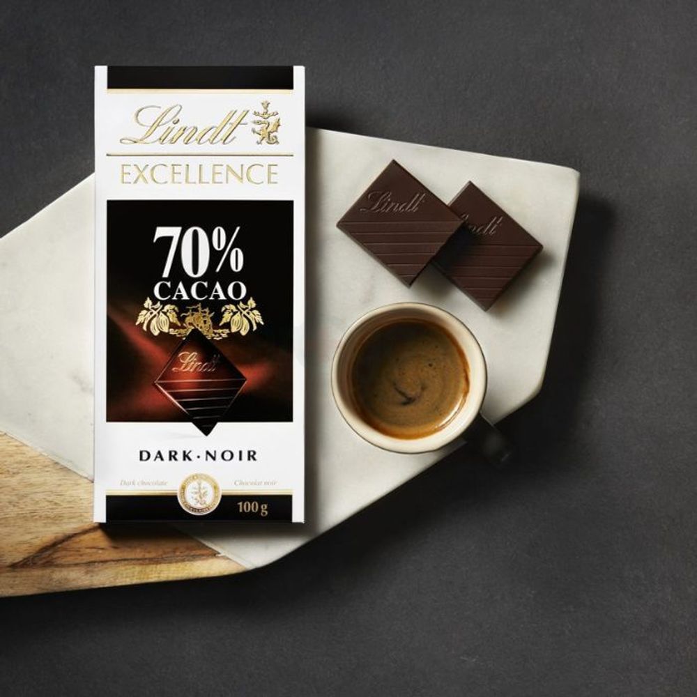 Lindt Excellence 70% Cocoa Intense Dark 100g  
