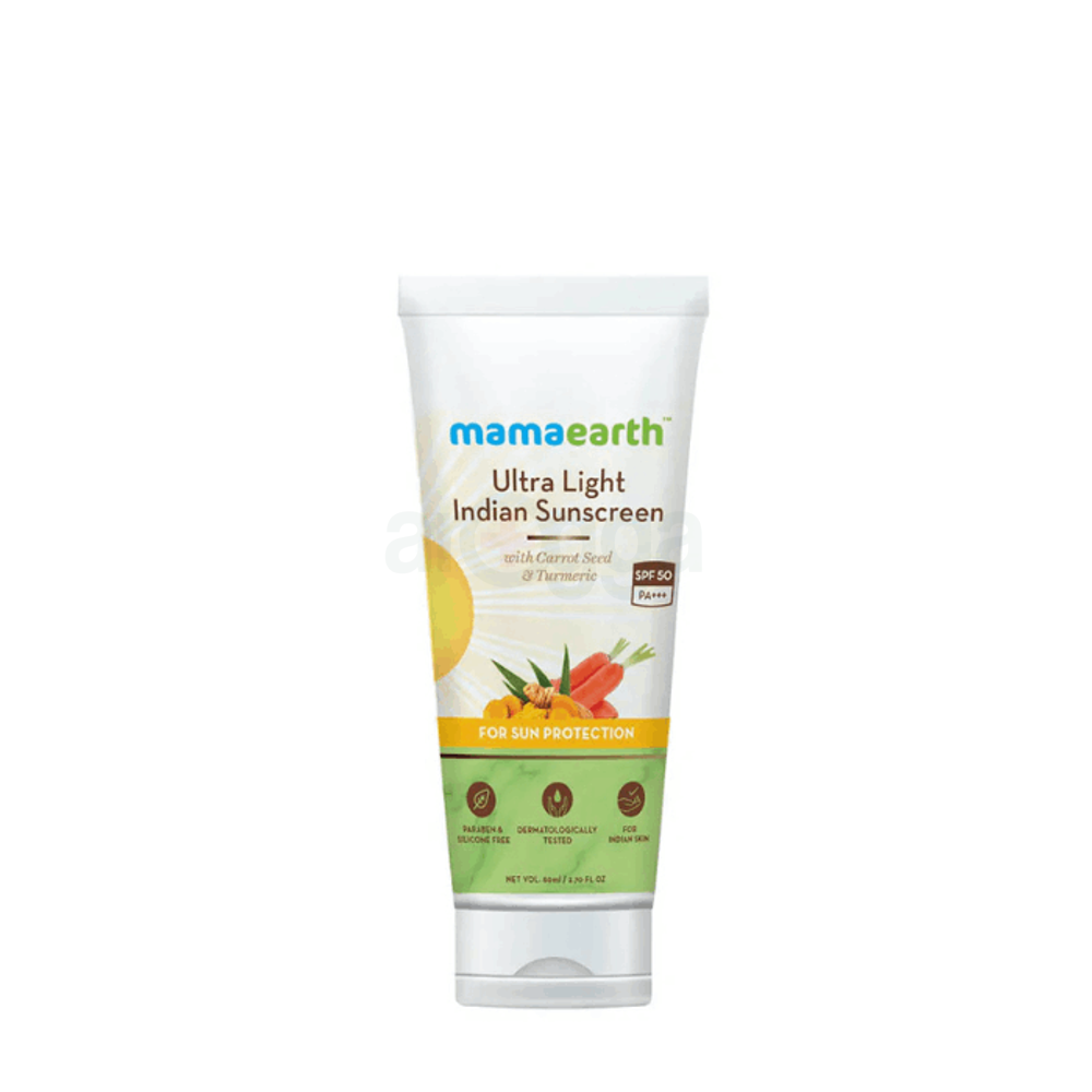 Mamaearth Ultra Light Indian Sunscreen SPF50++ PA 80ml  