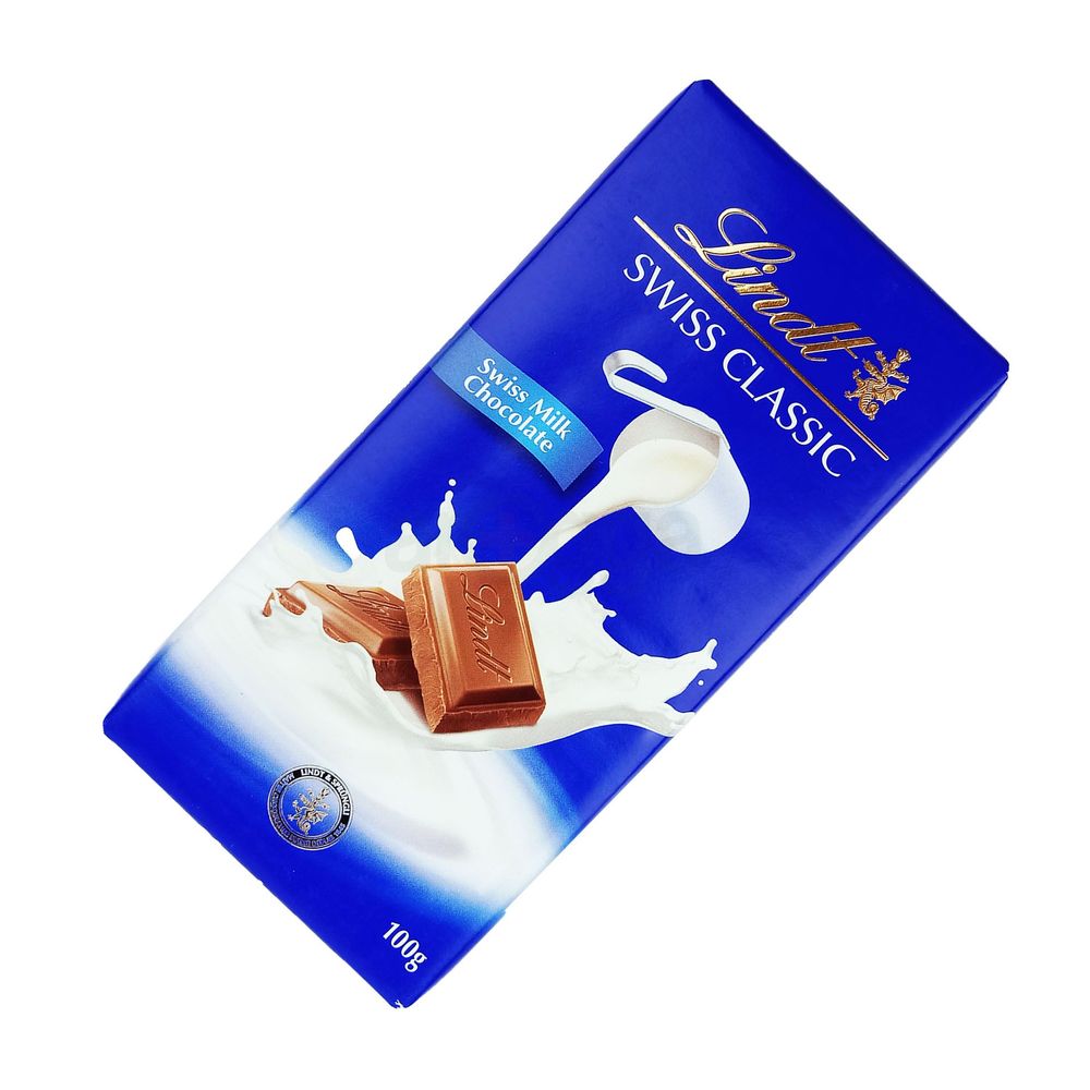 Lindit swiss classic Swiss Milk chocolate  100g  