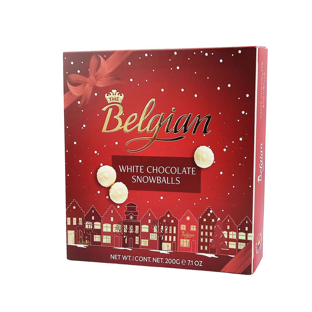 The Belgian White Chocolate Snowballs 200g  