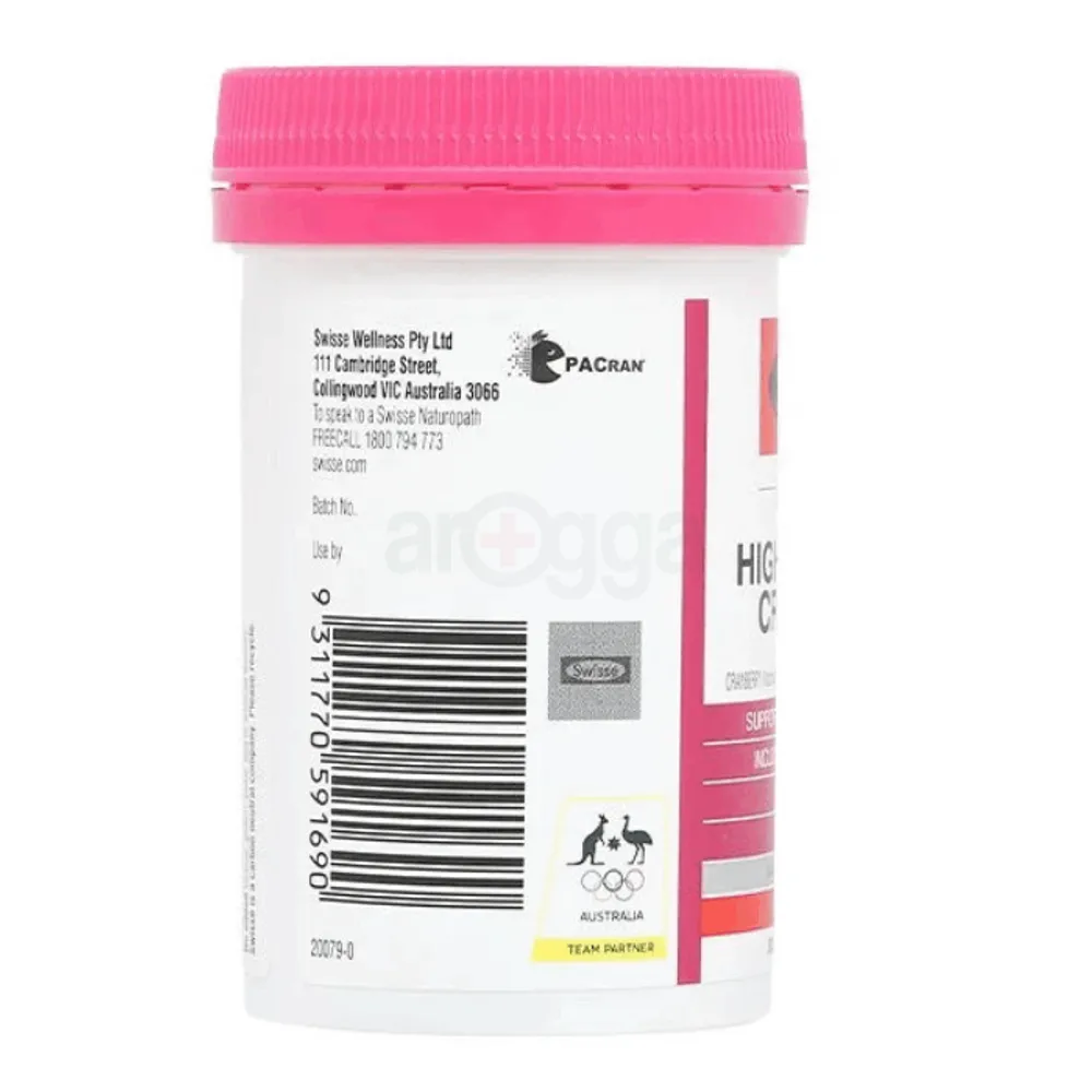 Swisse Ultiboost High Strength Cranberry Capsules 25000mg 30 capsules   