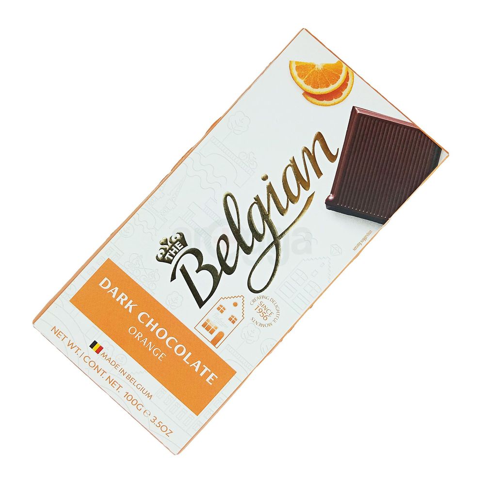 The Belgian Dark Chocolate Orange 100g  