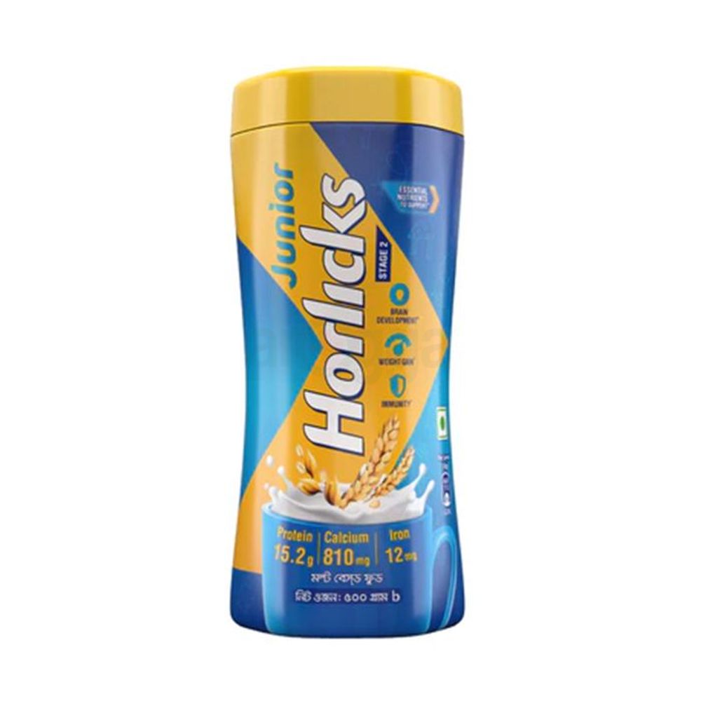 Junior Horlicks Health and Nutrition Drink Container 500g Stage -1 (B2B)  