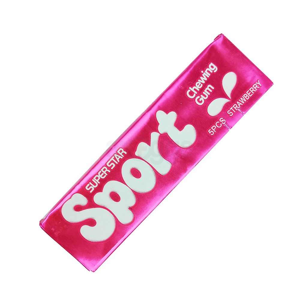 Sport Chewing Gum Strawberry  