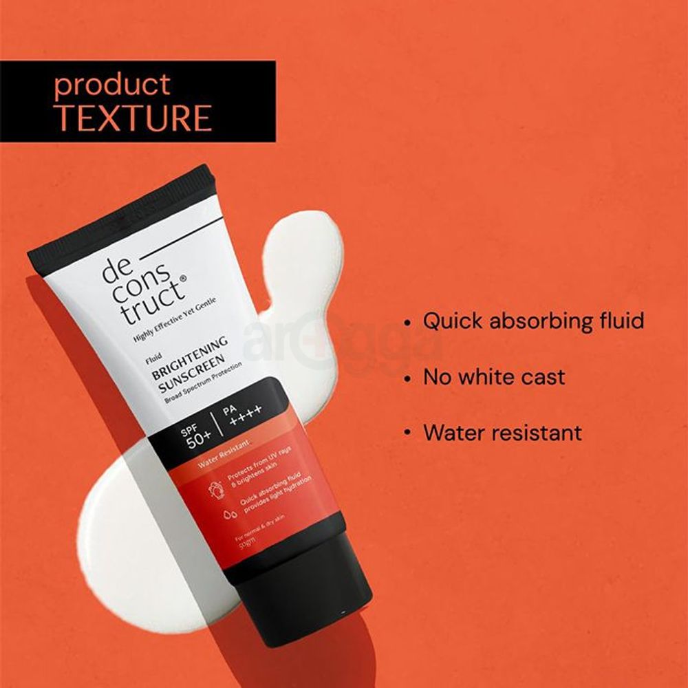 Deconstruct Brightening Sunscreen Fluid SPF 50+ PA++++ for Normal & Dry Skin  