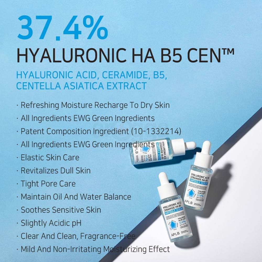 APLB Hyaluronic Acid Ceramide HA B5 37.4% Ampoule Serum  