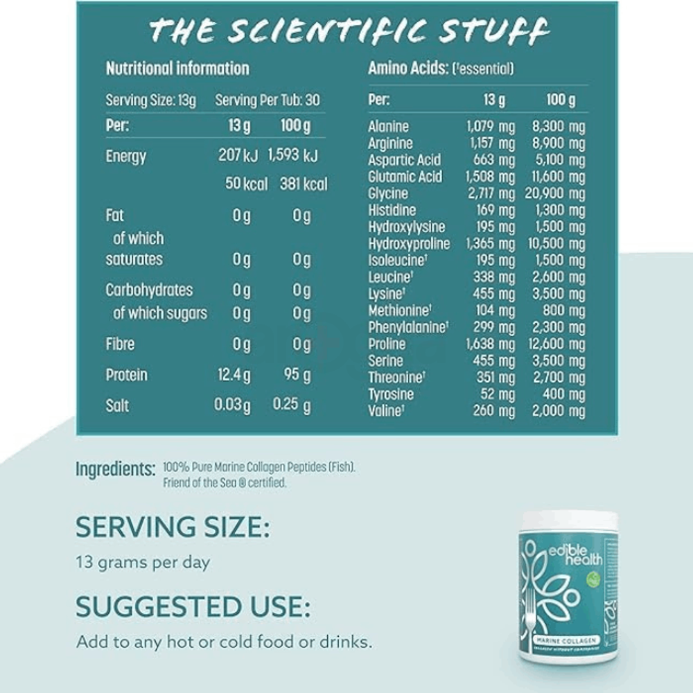 Edible Health Marine Collagen Powder  