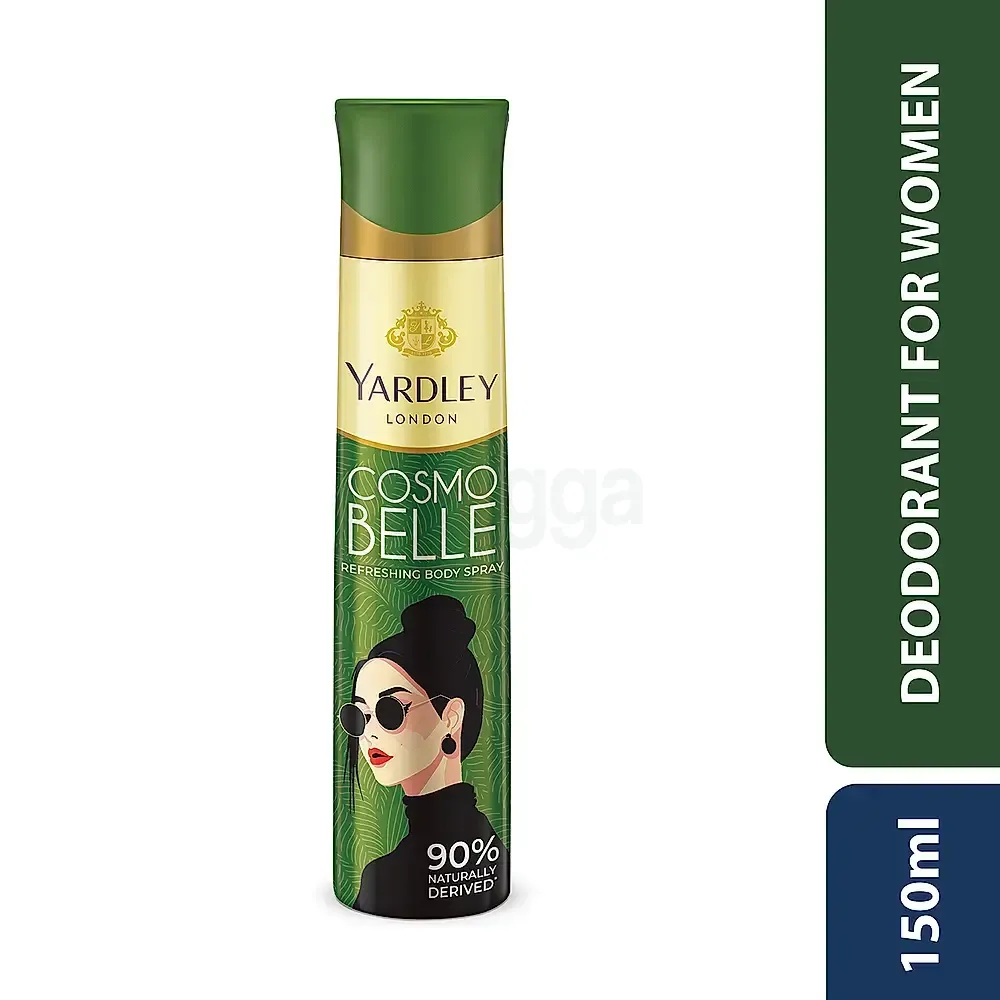 Yardley London Cosmo Belle 90% Naturally Refreshing Body Spray  