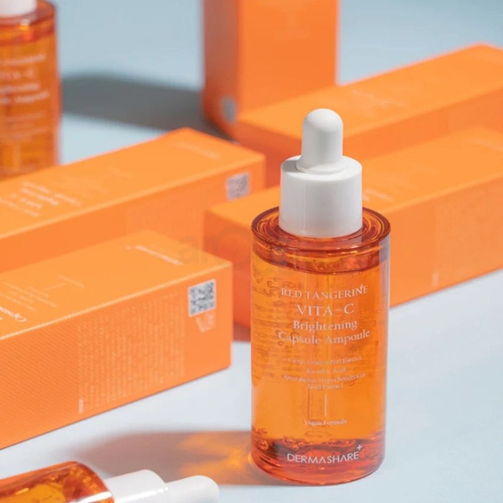 Dermashare Red Tangerine Vita C Brightening Capsule Ampoule  