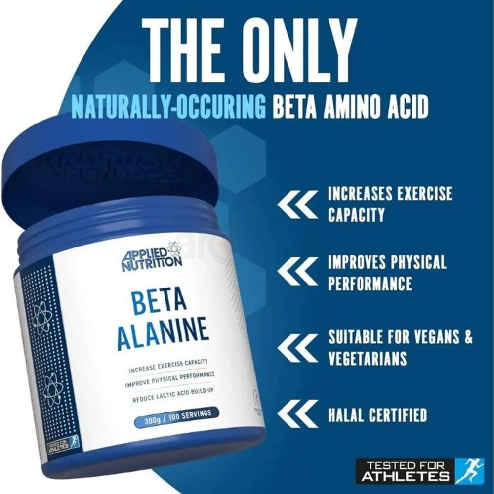 Applied Nutrition Beta Alanine Powder Premium Performance Amino Acid 300g  