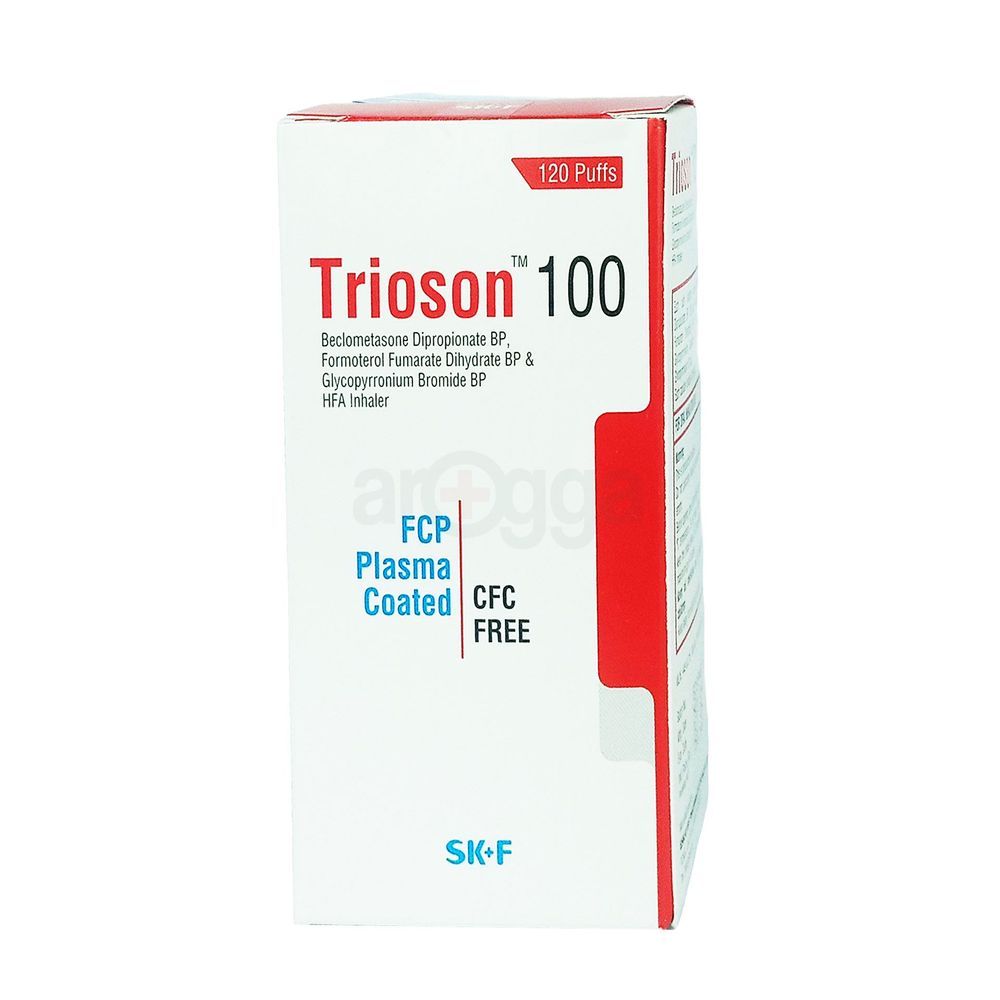 Trioson F-100 Inhaler (100mcg+6mcg)/puff inhaler