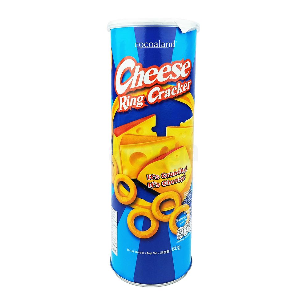 Cocoaland Cheese Ring Cracker Chips - 80g  