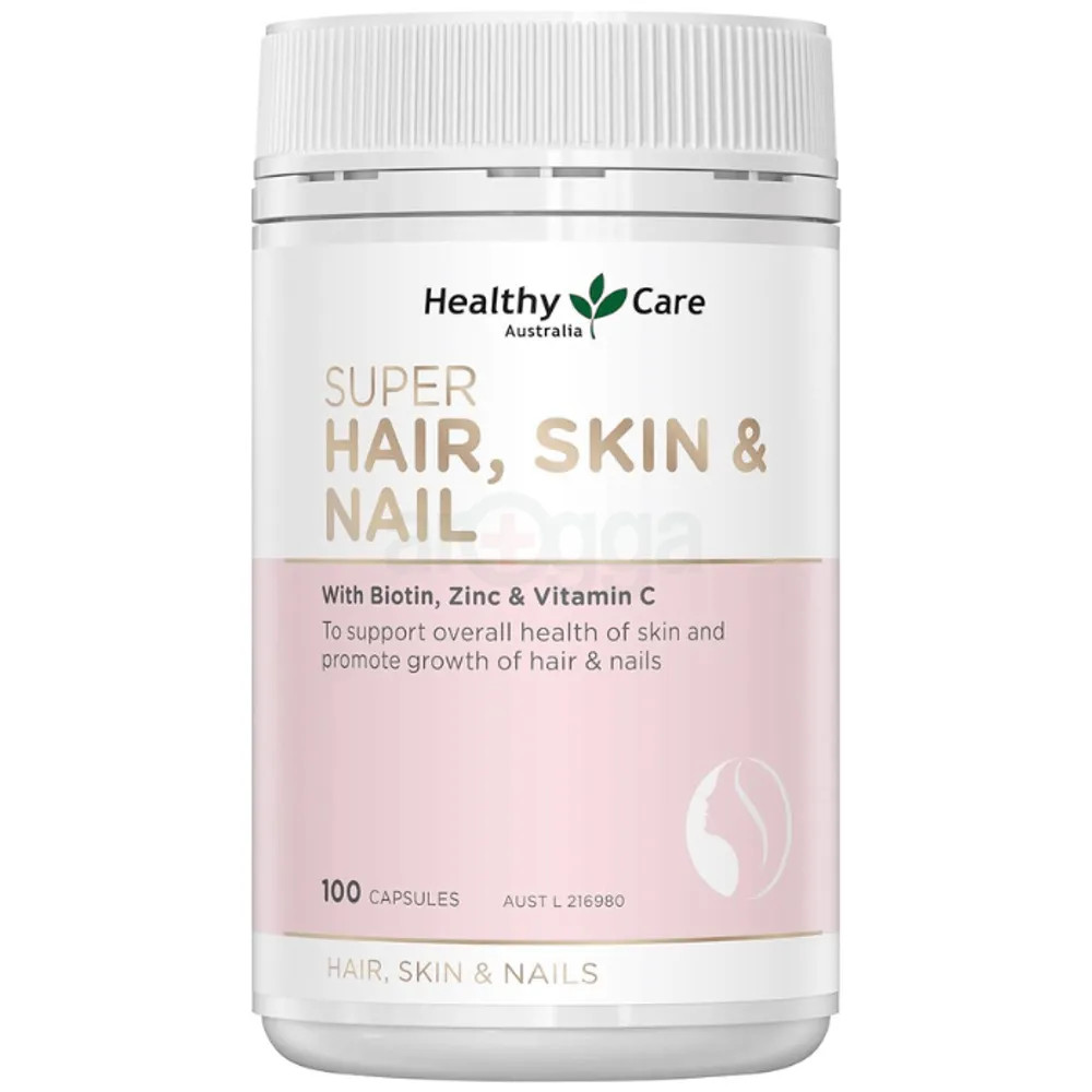 Healthy Care Super Hair, Skin and Nails 100 Capsules  