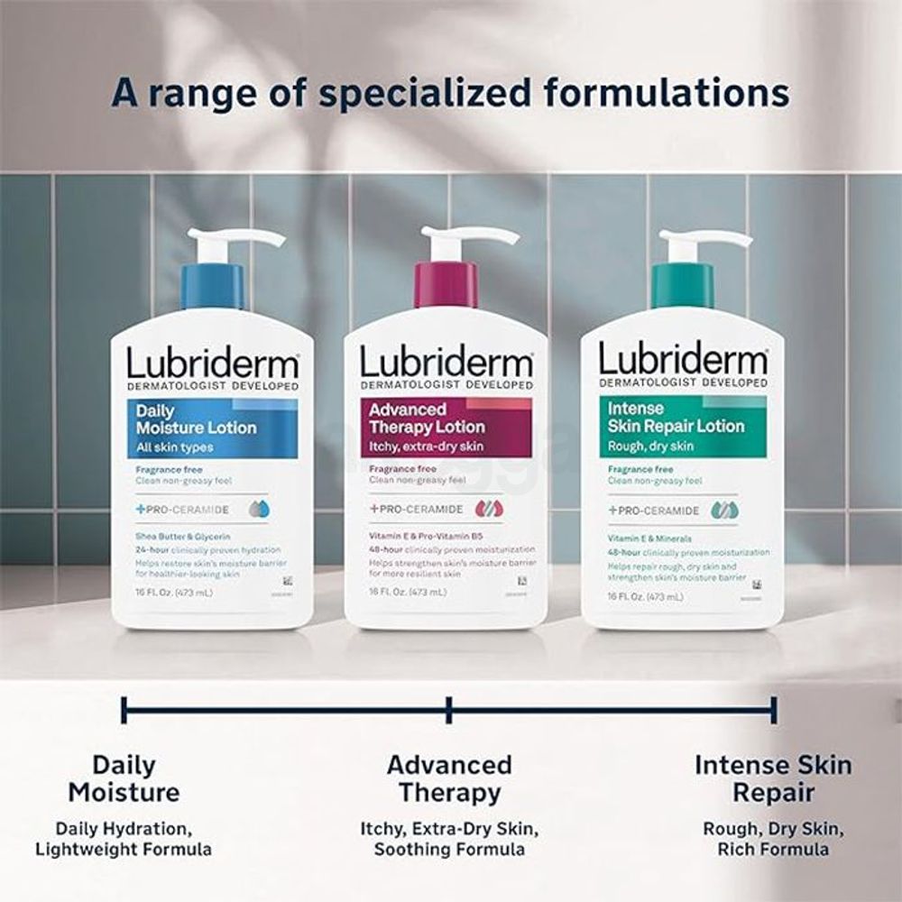 Lubriderm Daily Moisture Lotion for Normal to Dry Skin  