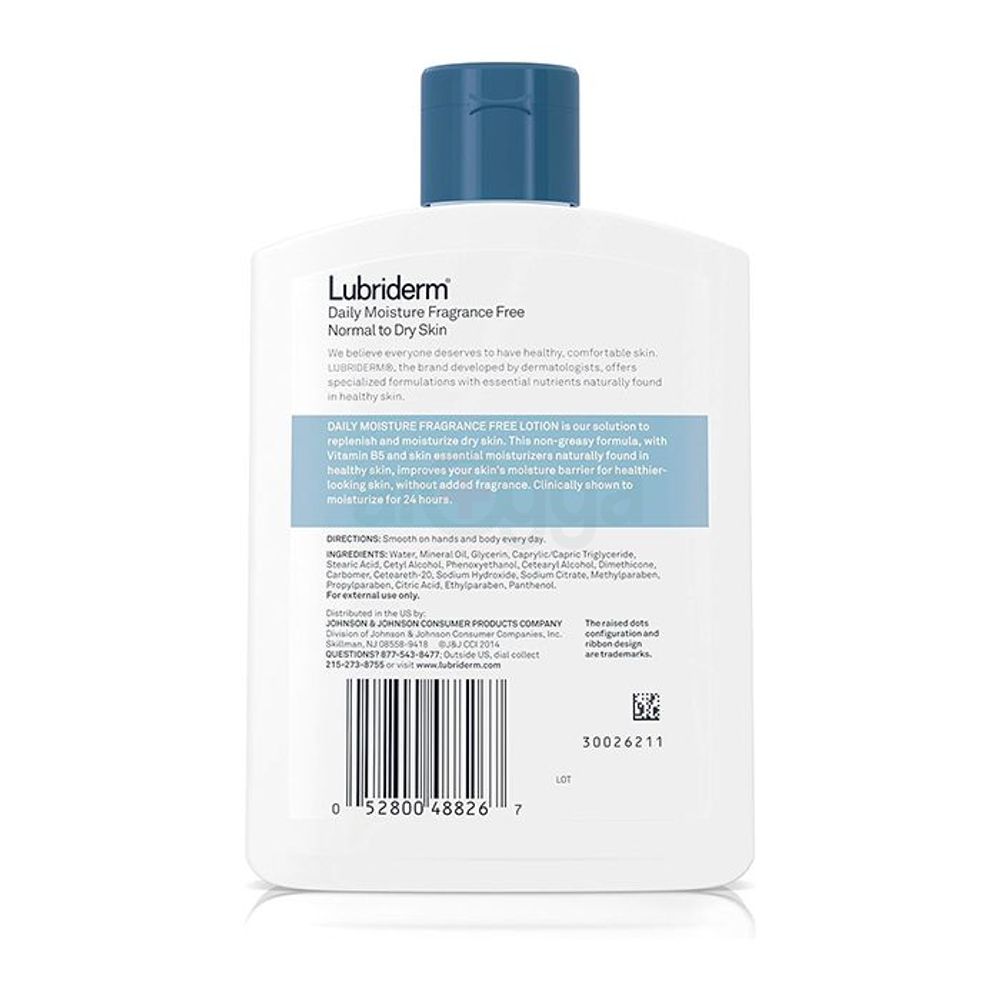 Lubriderm Daily Moisture Lotion for Normal to Dry Skin  