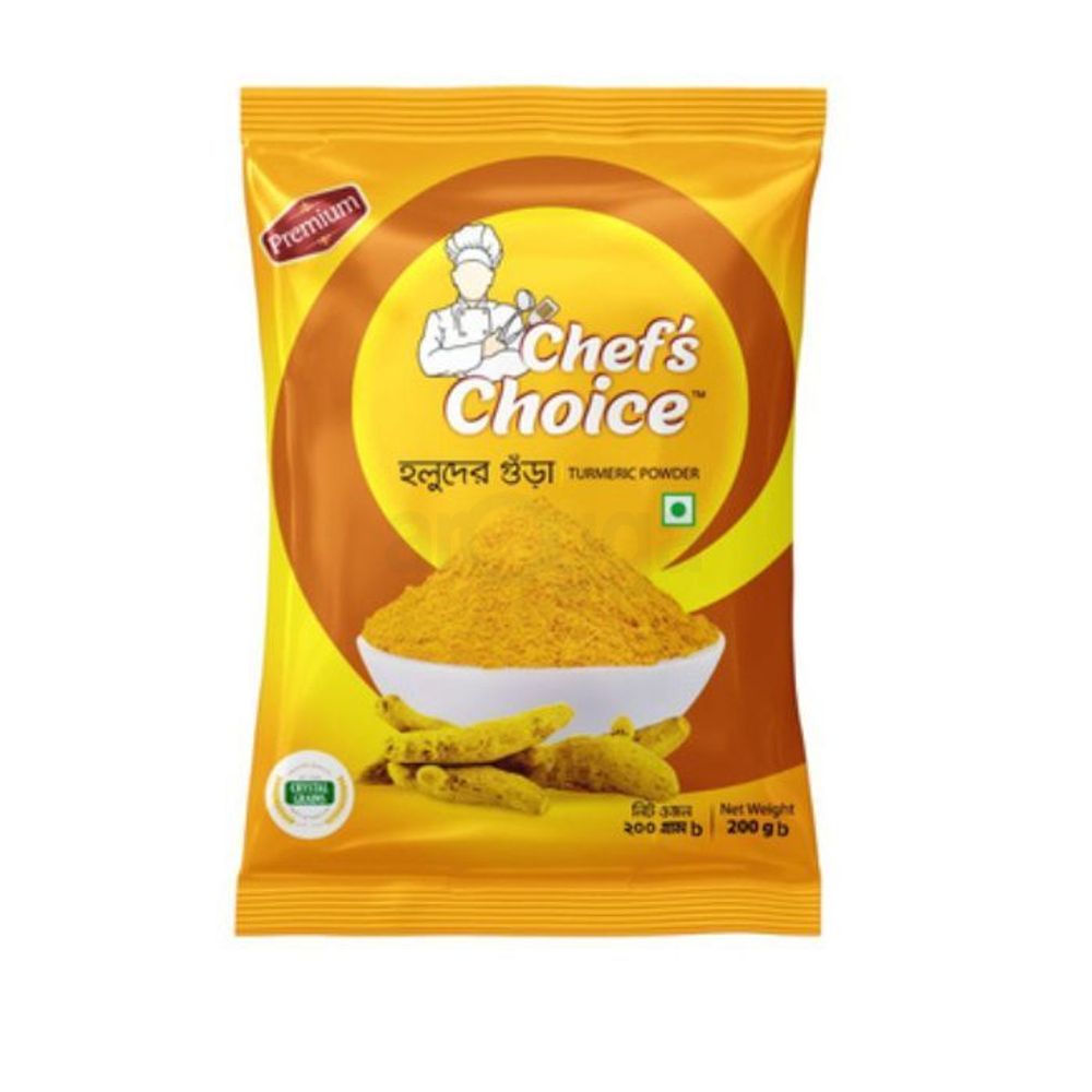 Chef's Choice Turmeric Powder (হলুদের গুঁড়া)-200gm  