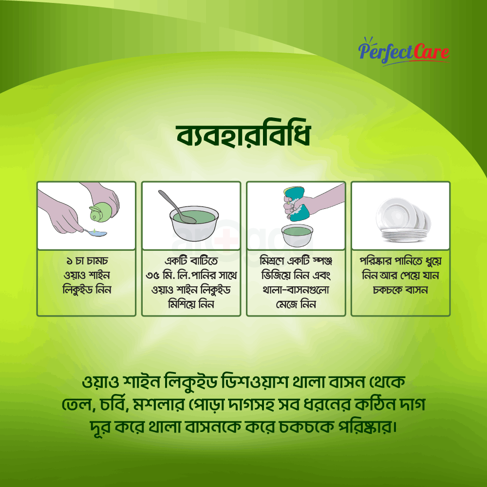 WOW Shine Liquid Dish Wash Refill 250ml  