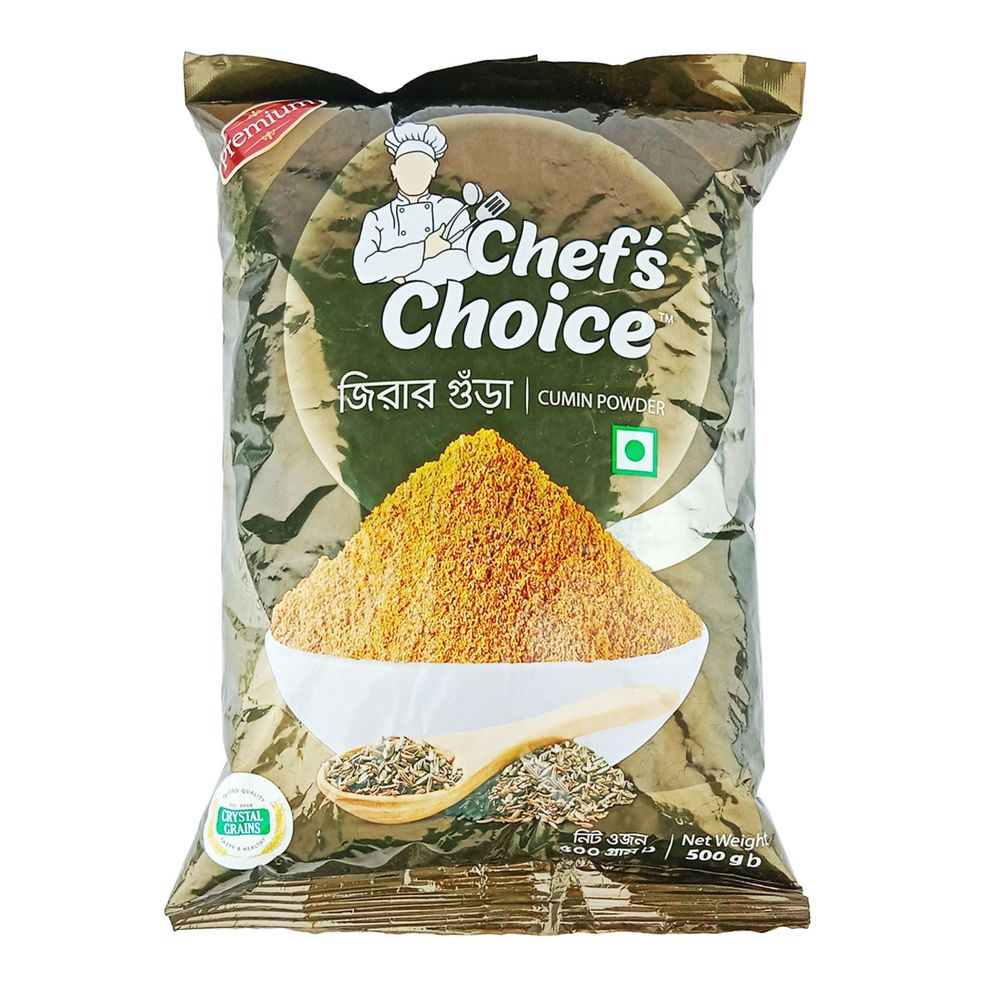 Chef'S Choice Cumin Powder (জিরা গুঁড়া)-500g  