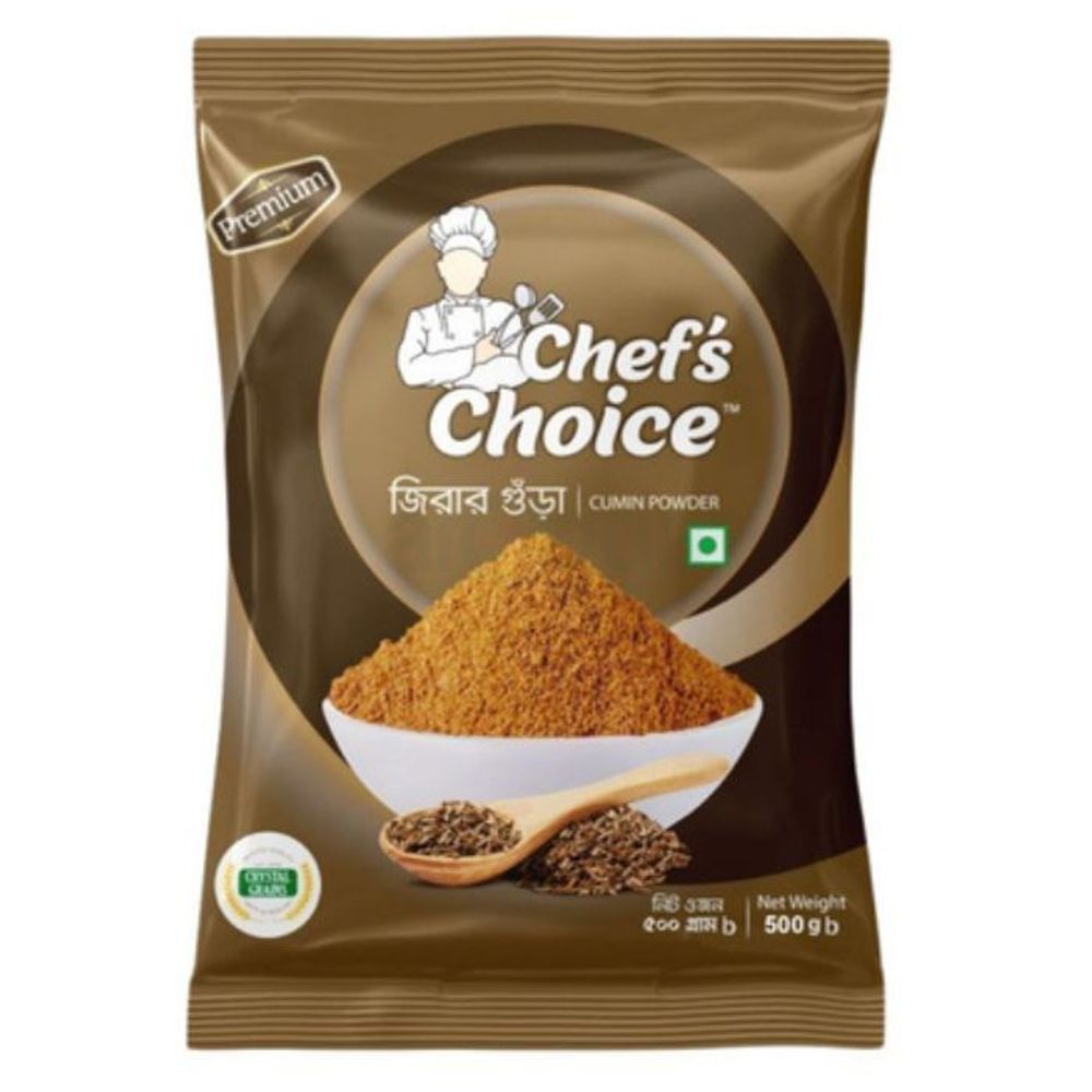 Chef'S Choice Cumin Powder (জিরা গুঁড়া)-500g  
