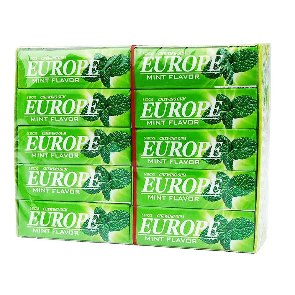 Europe Mint Flavour Chewing Gum  